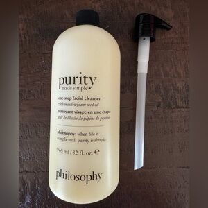 Philosophy Purity Made Simple Facial Cleanser with Pump- 32 fl oz